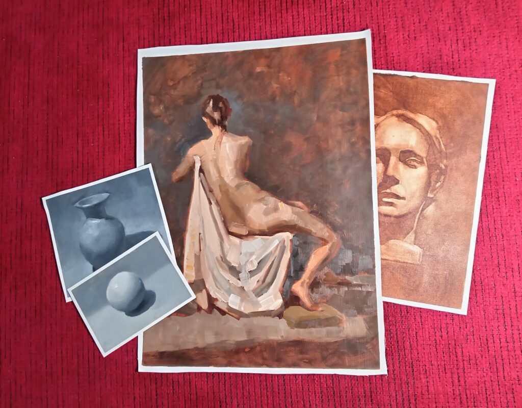 Öljyvärimaalauksen jatkokurssi Gustavsson